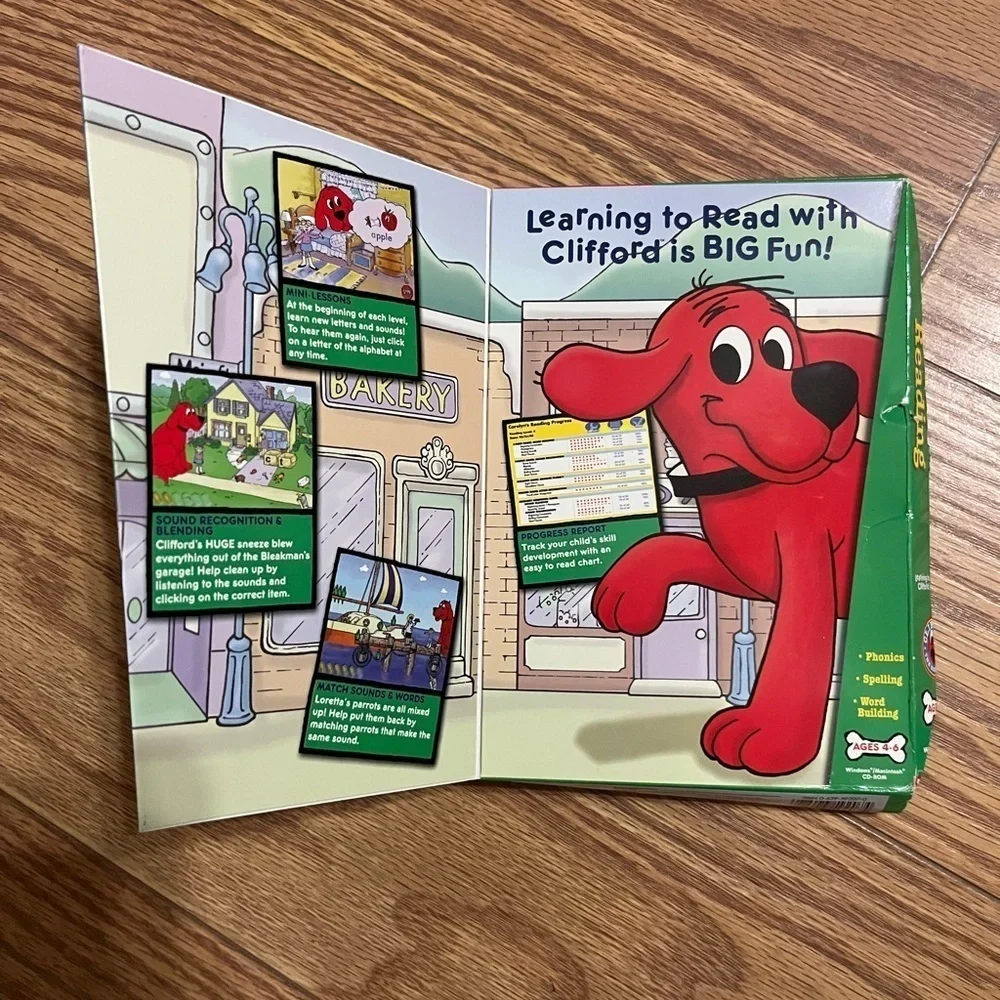 NEW Clifford Reading PC Game 2000